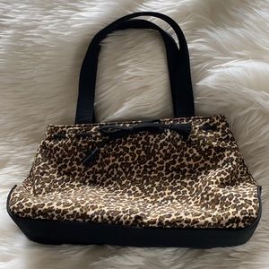 Liz Claiborne leopard print purse